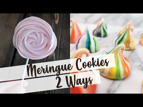 How to make meringue cookies 2 ways