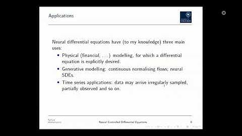 Mr.  Patrick  Kidger | Neural Controlled Differential Equations