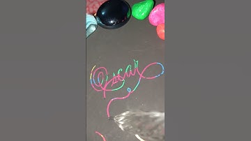 Spencerian Penmanship Letter O Satisfying Calligraphy #shorts