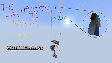 THE FASTEST WAY TO TRAVEL IN MINECRAFT - snapshot 25w44a