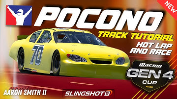 iRacing Gen 4 NASCAR - Pocono Raceway | How to Save Tires & Go Fast | Wk.5 Tutorial + Track Guide