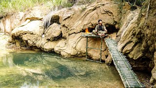 Build a secret Underground Survival Shelter,Catch Crab and Cooking, Overnight by My Bushcraft 7,091 views 3 months ago 37 minutes