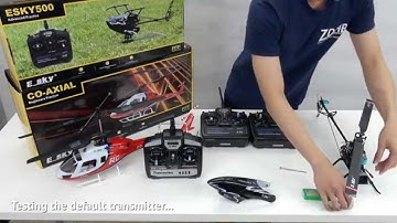 How to Bind ESKY 500 Honeybee V2 CP3 Hunter Co-Axial Lama V4 with other Tx
