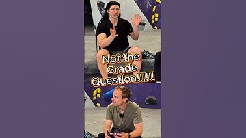 I ask a bouldering setter the grade question... (w/ @suckatslab ) #shorts #bouldering