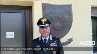 BLITZ ANTIDROGA DEI CARABINIERI, 4 ARRESTI | 28/07/2021