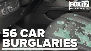 Nearly 60 cars broken into in East Nashville