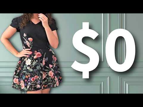 I upcycled all of my old clothes cuz I'm too CHEAP to buy new ones