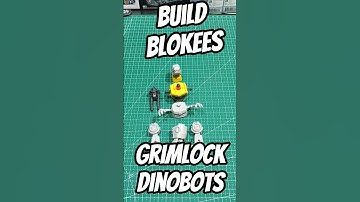 build blokees grimlock dinobot #blokees #transformers #grimlock #dinobots #shorts #trex #modelkit