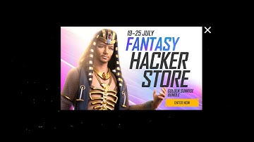 NEW FANTASY HACKER STORE | HACKER STORE EVENT FREE FIRE | 19 JULY NEW EVENT