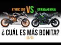 KTM RC 390 VS NINJA 400 | ¿Cuál es más linda? | Análisis Diseño |