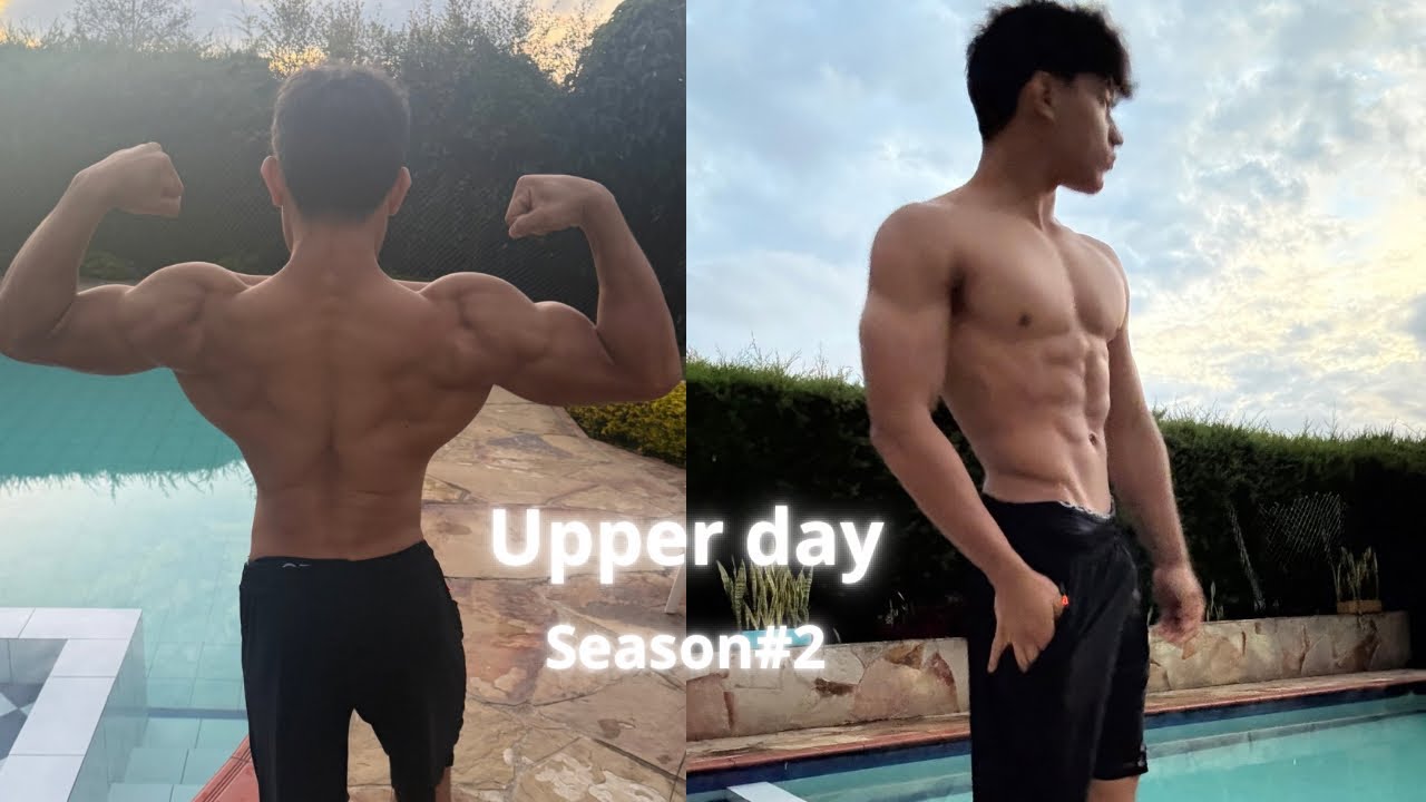 MI RUTINA DE UPPER A DOS SEMANAS DE COMPETIR💪🏻