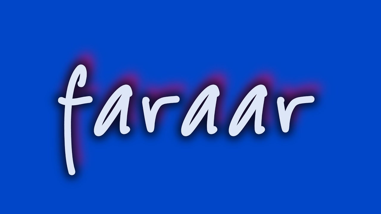 Watch FARAAR | ZAAR on YouTube Watch FARAAR | ZAAR on YouTube