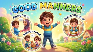 Good Manners for Kids | Islamic Story & Soft Rhyme 🌙 screenshot 5
