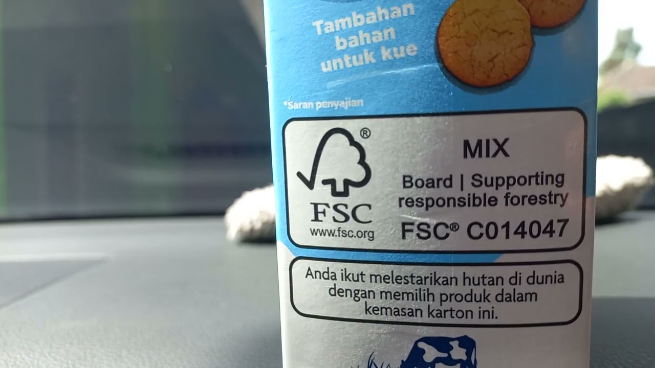 Review Product FSC# Logo on product FSC Mix
