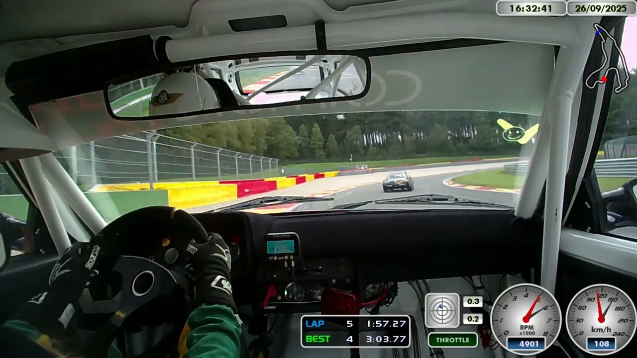 Spa 6 hours 2025 YTCC race 2 Anita met de Sunbeam Lotus