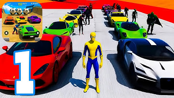 Ultimate Ramp Car Stunt 3D - Gameplay Walkthrough Part 1, ANDROID, iOS