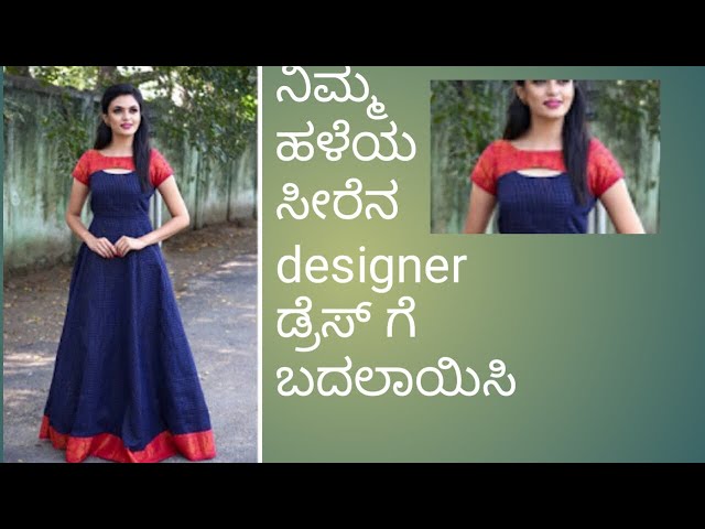 kids Long frock cutting and stitching in kannada | kids Long gown cutting  and stitching in Kannada| - YouTube