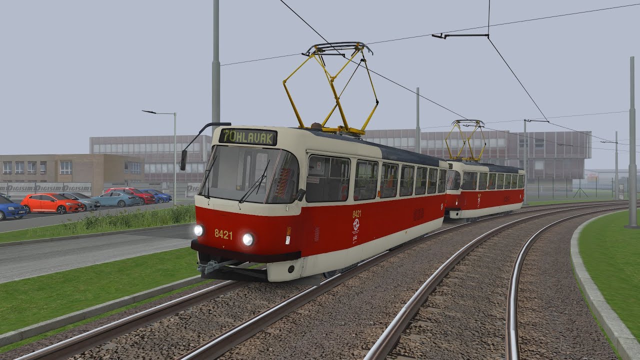 Simt Simulator - Linka 70 ČKD Tatra T3R.P DPP 