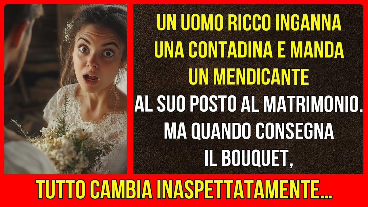Un uomo ricco inganna una contadina e manda un mendicante al matrimonio ...