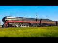 [4K] Norfolk & Western Steam Locomotive 611 Back On The Mainline