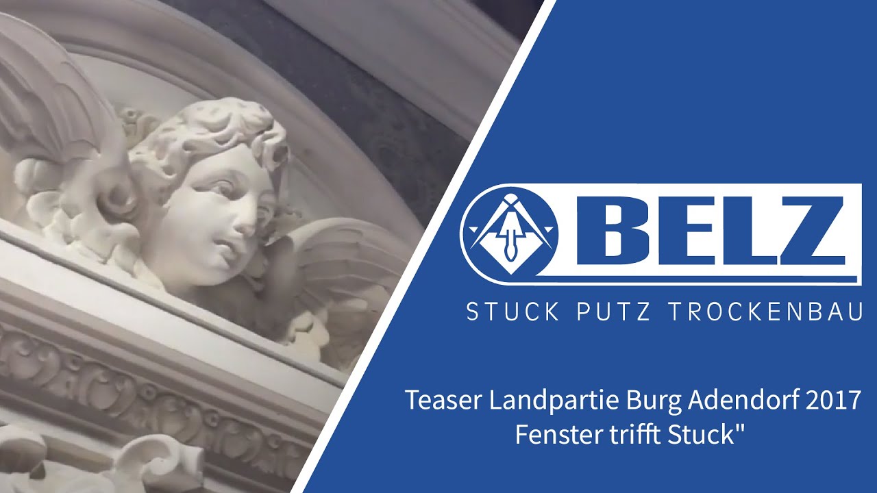 Teaser Stuck-Belz auf der Landpartie Burg Adendorf 2017 | Stuckateure zeigen Ihre Arbeiten