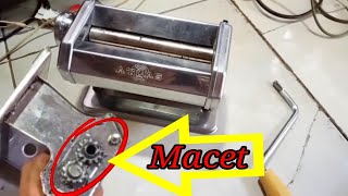 Mudah memperbaiki mesin molen manual/Mesin Pasta merk ATLAS