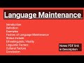 Language Maintenance/Notes PDF link in Description/@LiteratureandPS