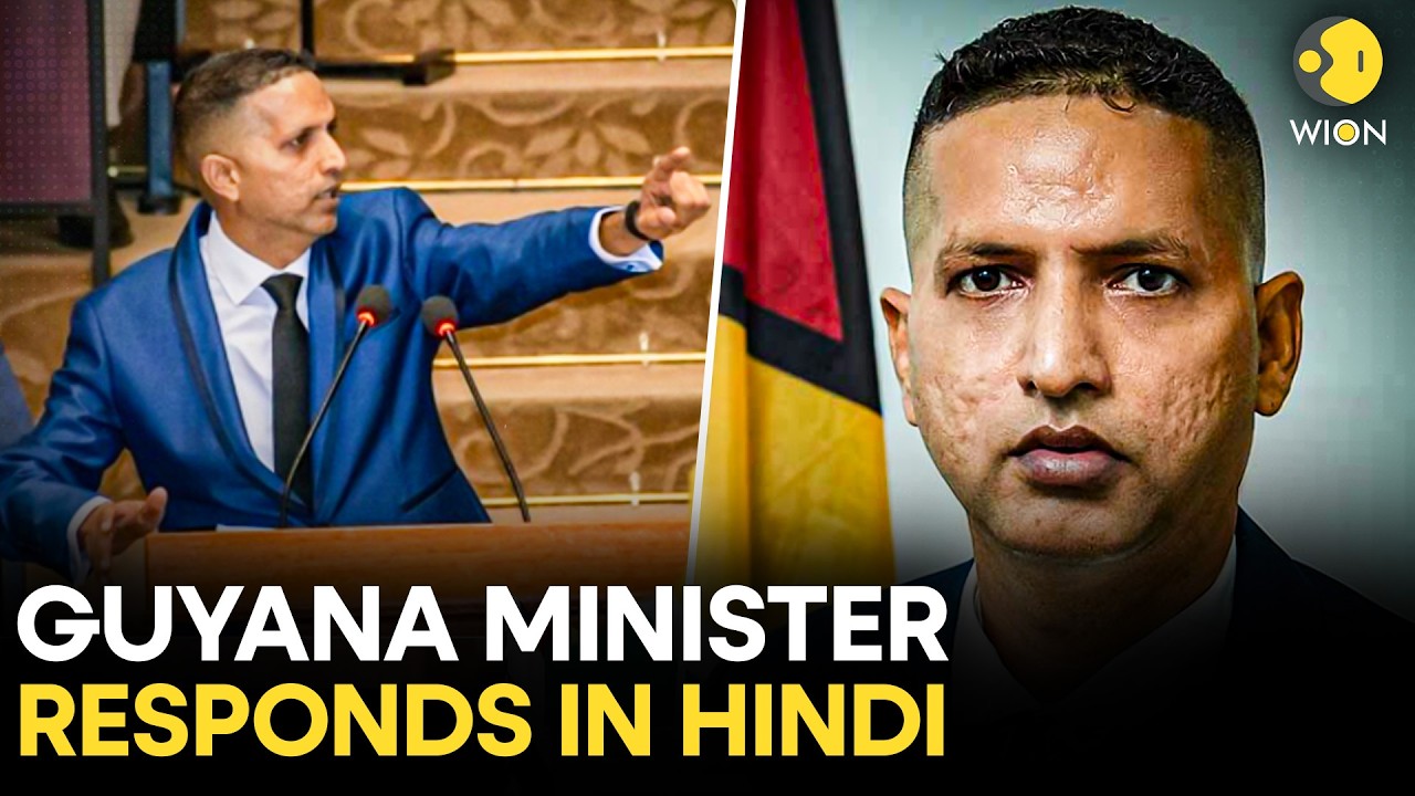 Guyana Minister Responds in Hindi After Opposition Questions His Language Ability | WION Originals