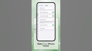 Cool tip. Turn on Reduce Motion to make your iPhone faster. #iphonetips #apple #iPhone #iphonehacks