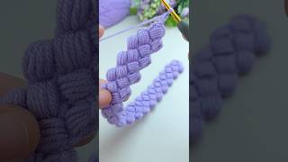 Beautiful diamond shape pattern ladies purse handle design￼ #crochet #baghandle #belt #handmadebelts