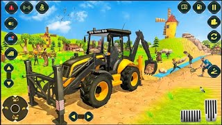JCB Games 3D City Road Builder Heavy Machines and JCB Driving Simulator - Android Gameplay. #87 screenshot 3
