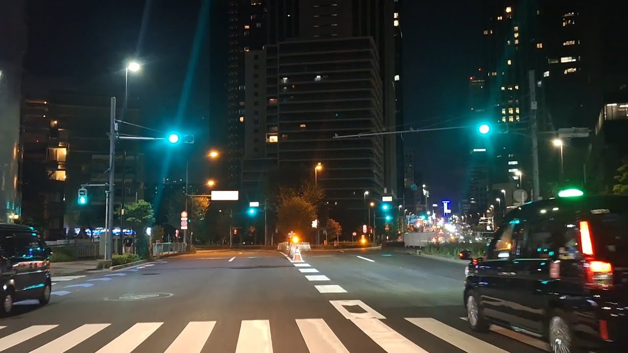Relaxed 💫 Late-Night Drive in Tokyo 🌃 – Piano BGM　