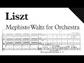 Liszt - Mephisto Waltz for Orchestra, S. 110 (Sheet Music)