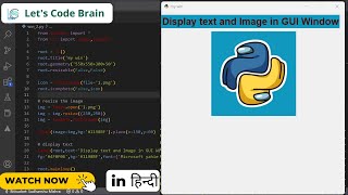 Part - 2 | How to use Lable and display image in Tkinter | Python GUI using Tkinter | #tkinter #gui