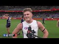Jack Newnes after the siren goal interview | Saturday Night Football