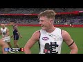 Jack Newnes after the siren goal interview | Saturday Night Football