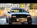 800HP Honda Civic AWD K24 Turbo DYNO & PISTA | DIPR Vlogs