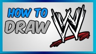 How to draw "WWE" Logo