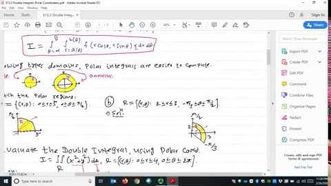 $15.3: Double Integrals in Polar Coordinates | Calculus 3 Lecture – Dr. Dahal