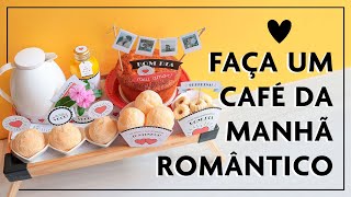 Café da Manhã Romântico para o Dia dos Namorados