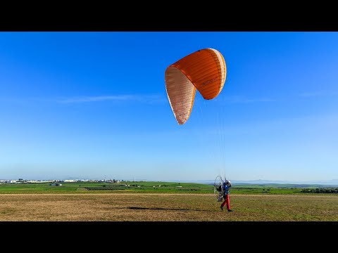 Paramotor.Ruta aerea a Lantejuela, Marchena, Paradas, Fuentes de Andalucia.