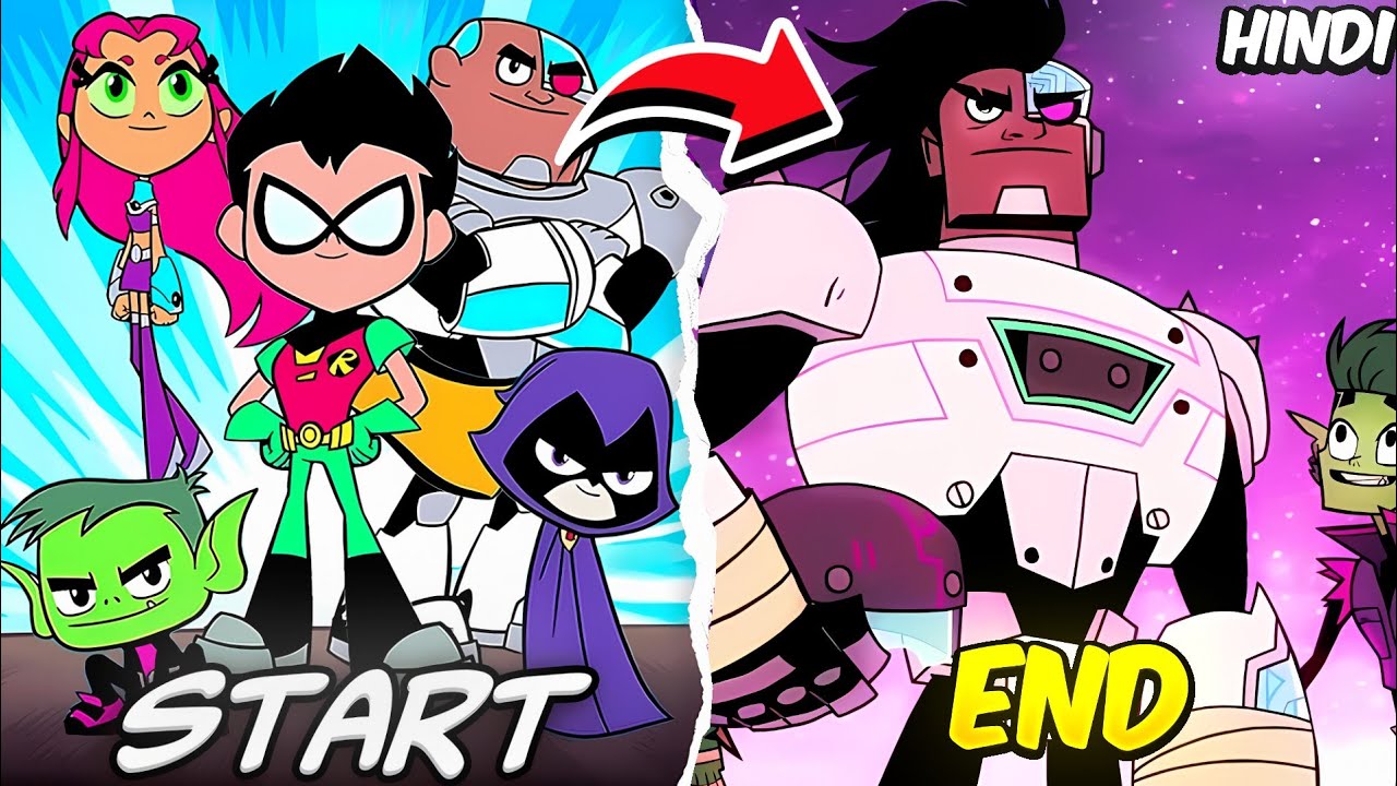 Entire story of Teen titans go in 16 minutes  hindi*, toonzila