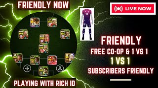 New Id Today Lets Play FREE 1 VS 1 & CO-OP WITH SUBSCRIBERS EFootball 2024 | Efootball 2024