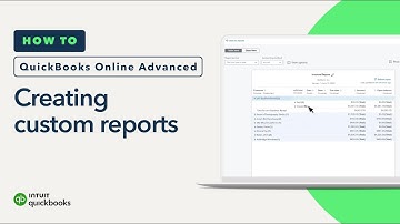 How to build custom reports in QuickBooks Online Advanced