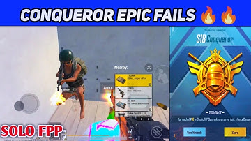 CONQUEROR EPIC FAILS SOLO FPP 🔥🔥 - SAMSUNG A3,A5,A6,A7,J2,J5,J7,S5,S6,S7,59,A10,A20,A30,A50,A70