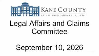 KC Legal Affairs and Claims Committee September 10 2026