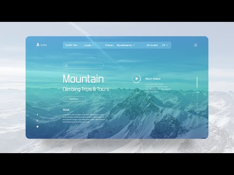 How To Make Website Design In Adobe XD | UI Design Tutorial | Web Design