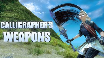 GW2 - Calligrapher’s Weapons Preview - Showcase - Guild Wars 2 Visions of Eternity