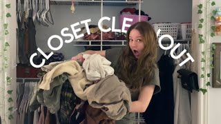 clean out my closet with me!
