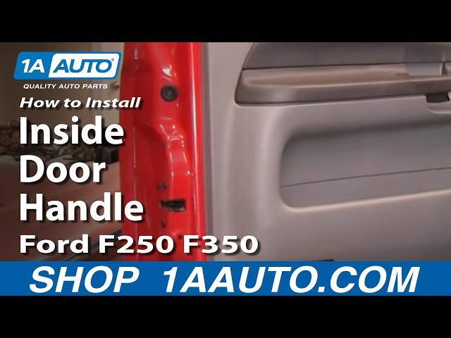 How to Replace Exterior Door Handle 99-15 Ford F250 Super Duty 